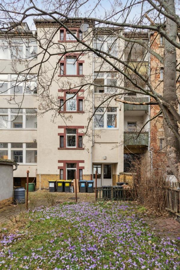 Apartment Fuer 13 Gaeste, 5 Schlafzimmer, 2 Baeder, 2 Loggia'S, Leipzig Zentrum Ost מראה חיצוני תמונה